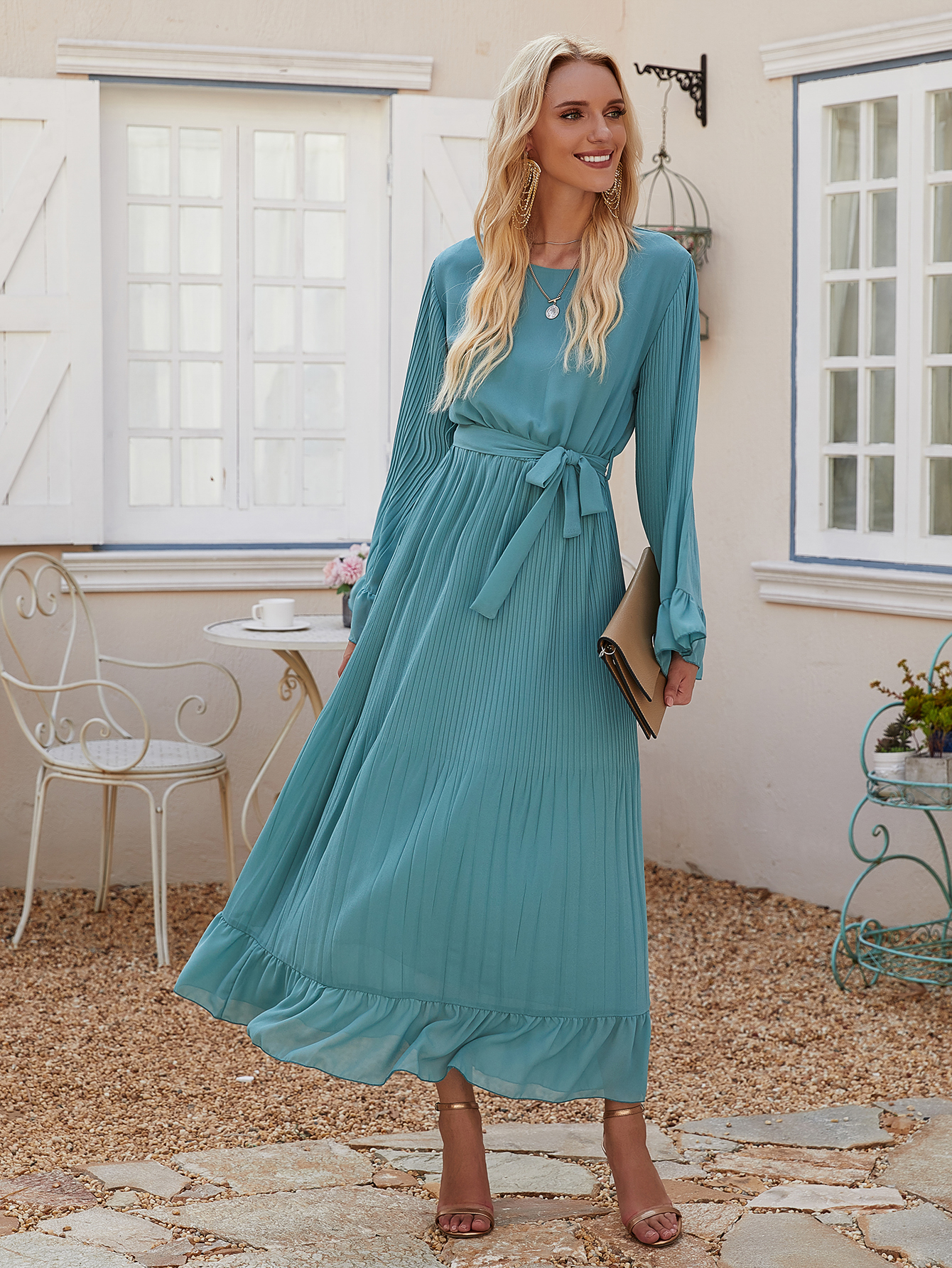 2020 newest fashion Abaya women long dress 